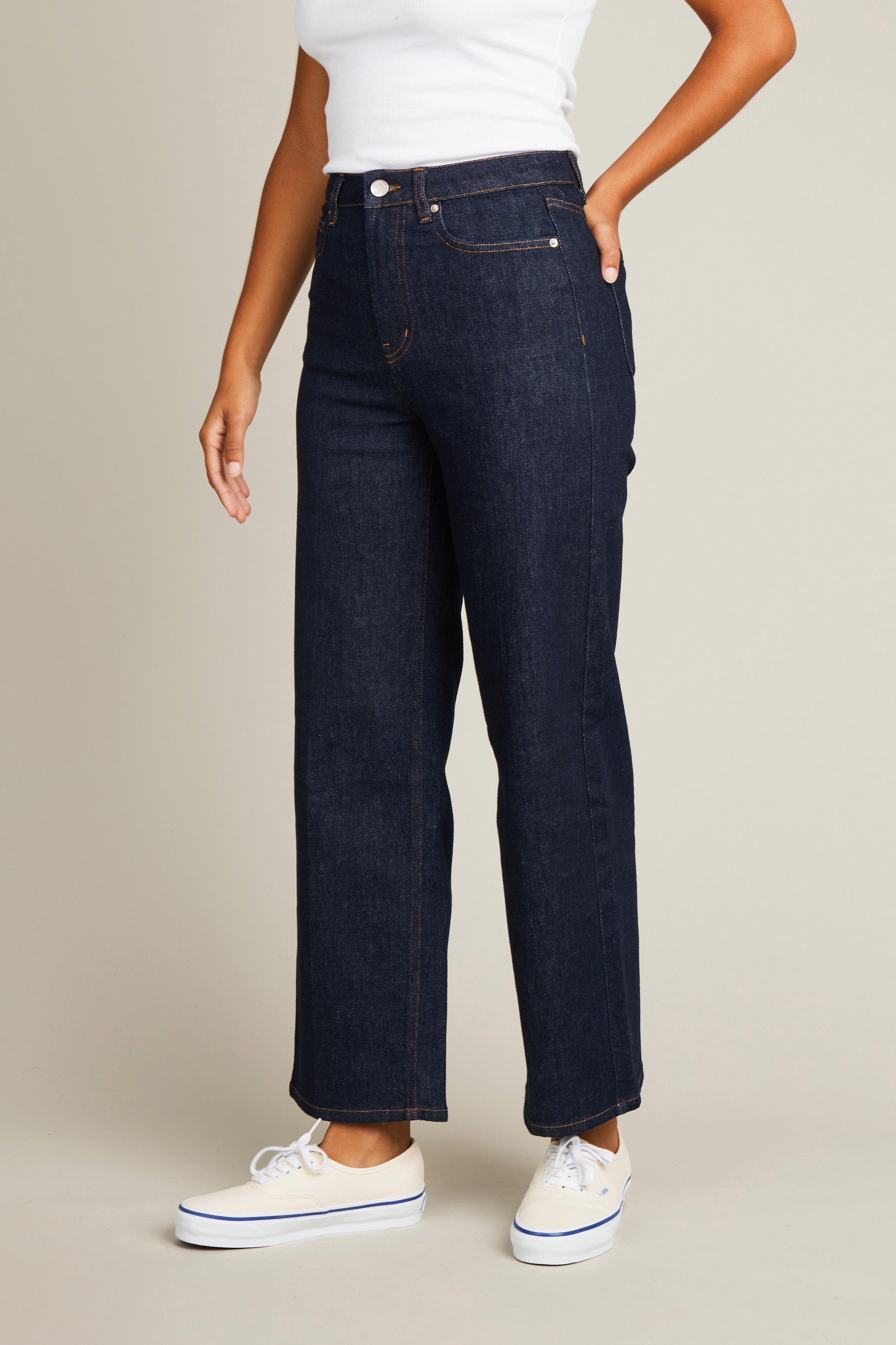 Jean flare bleu