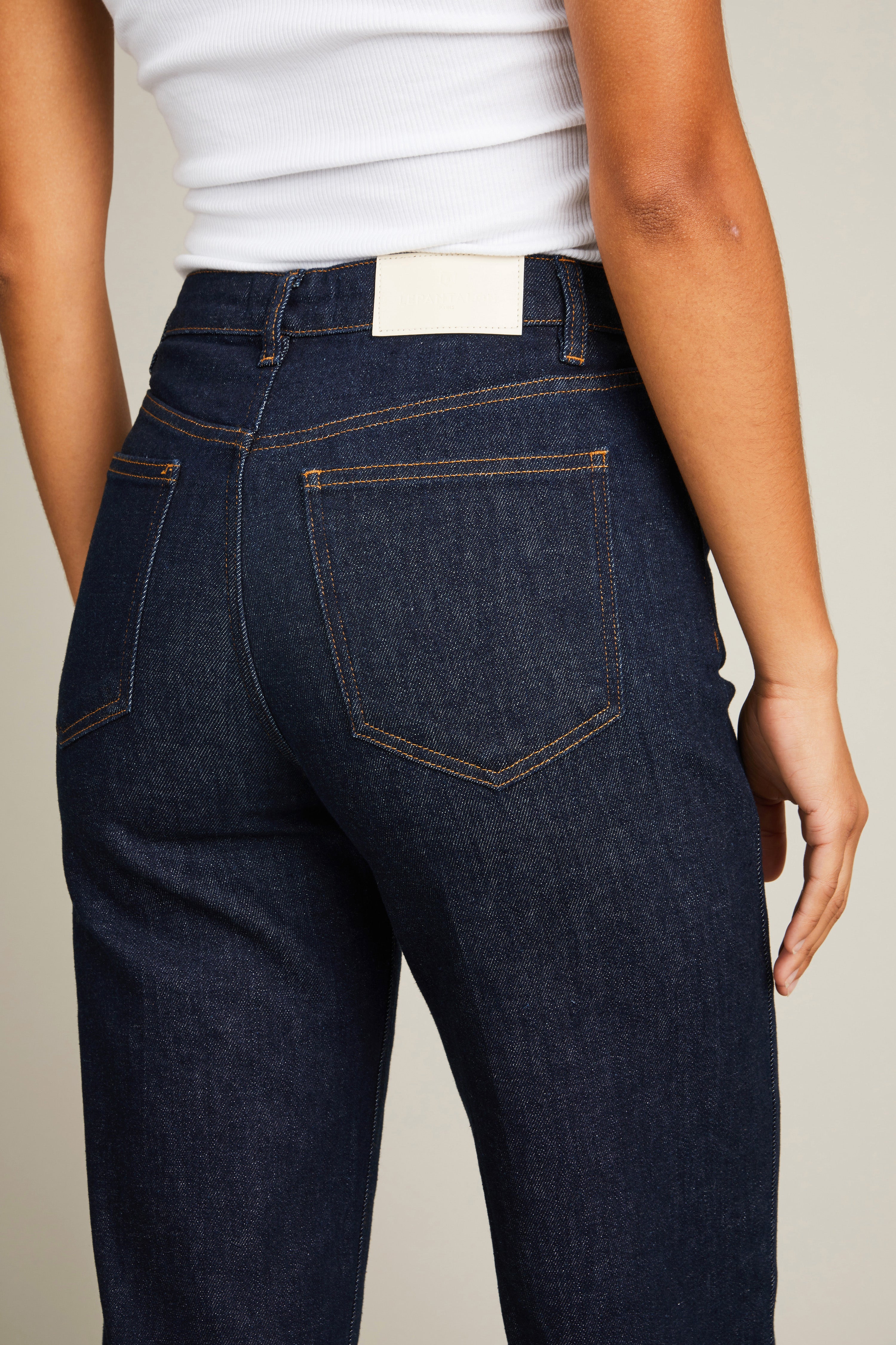 Jean flare bleu