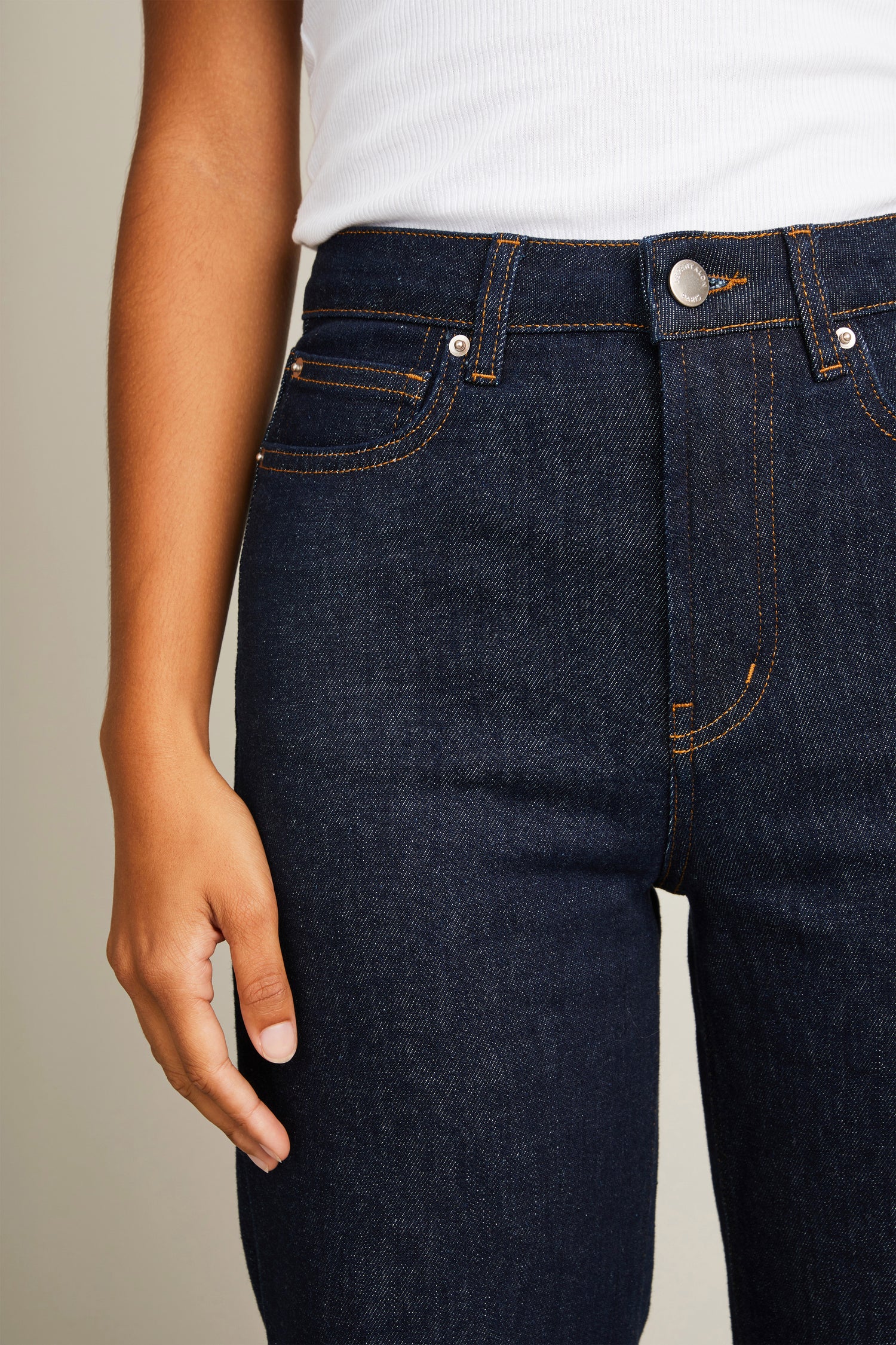 Jean flare bleu