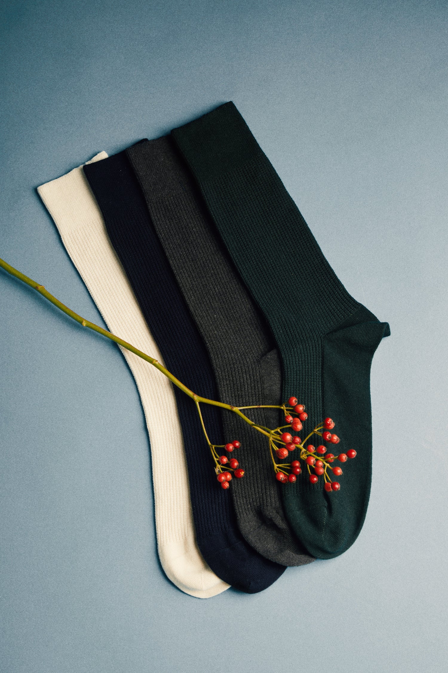 Chaussettes Texturées Vertes