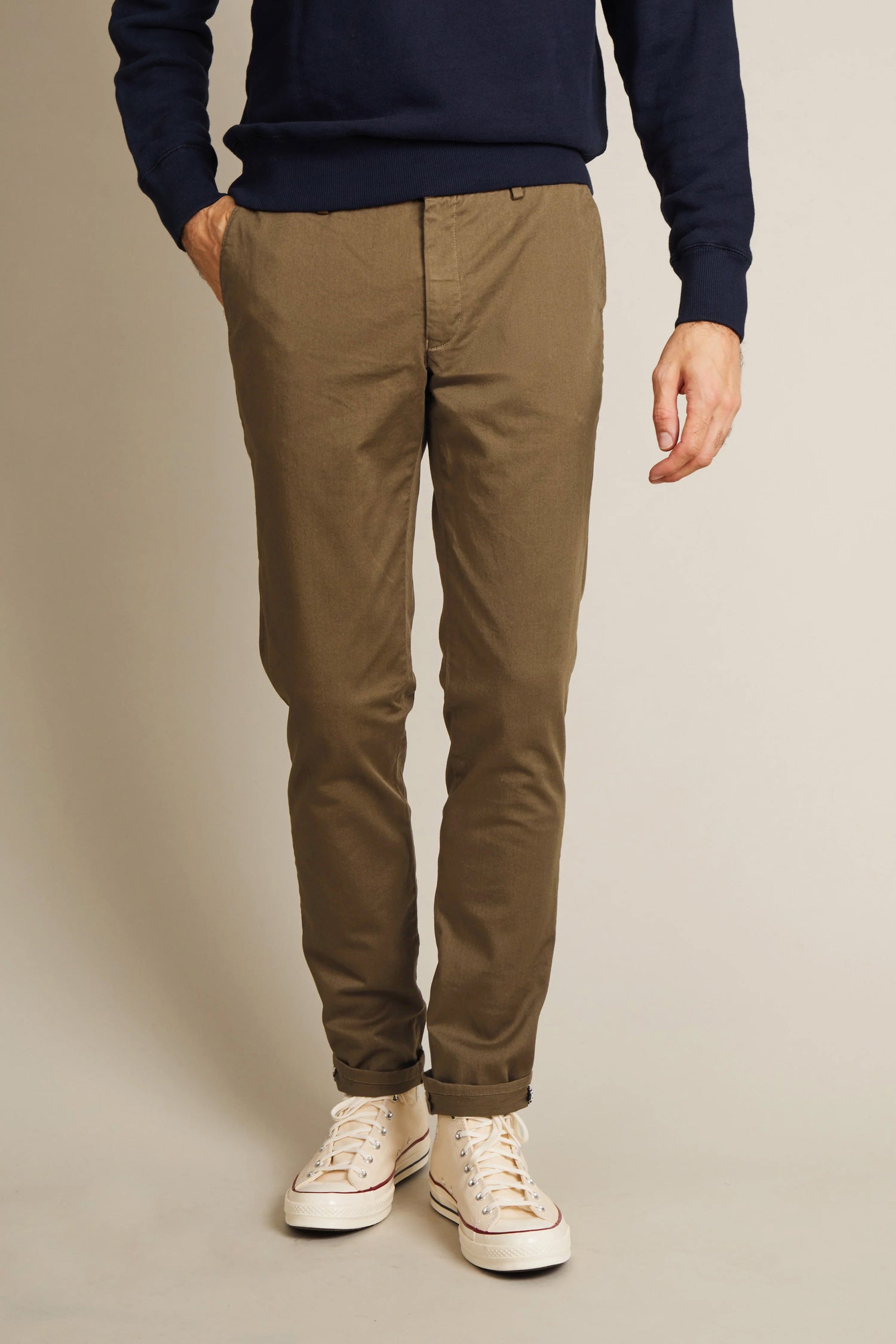 Tobacco easy chinos