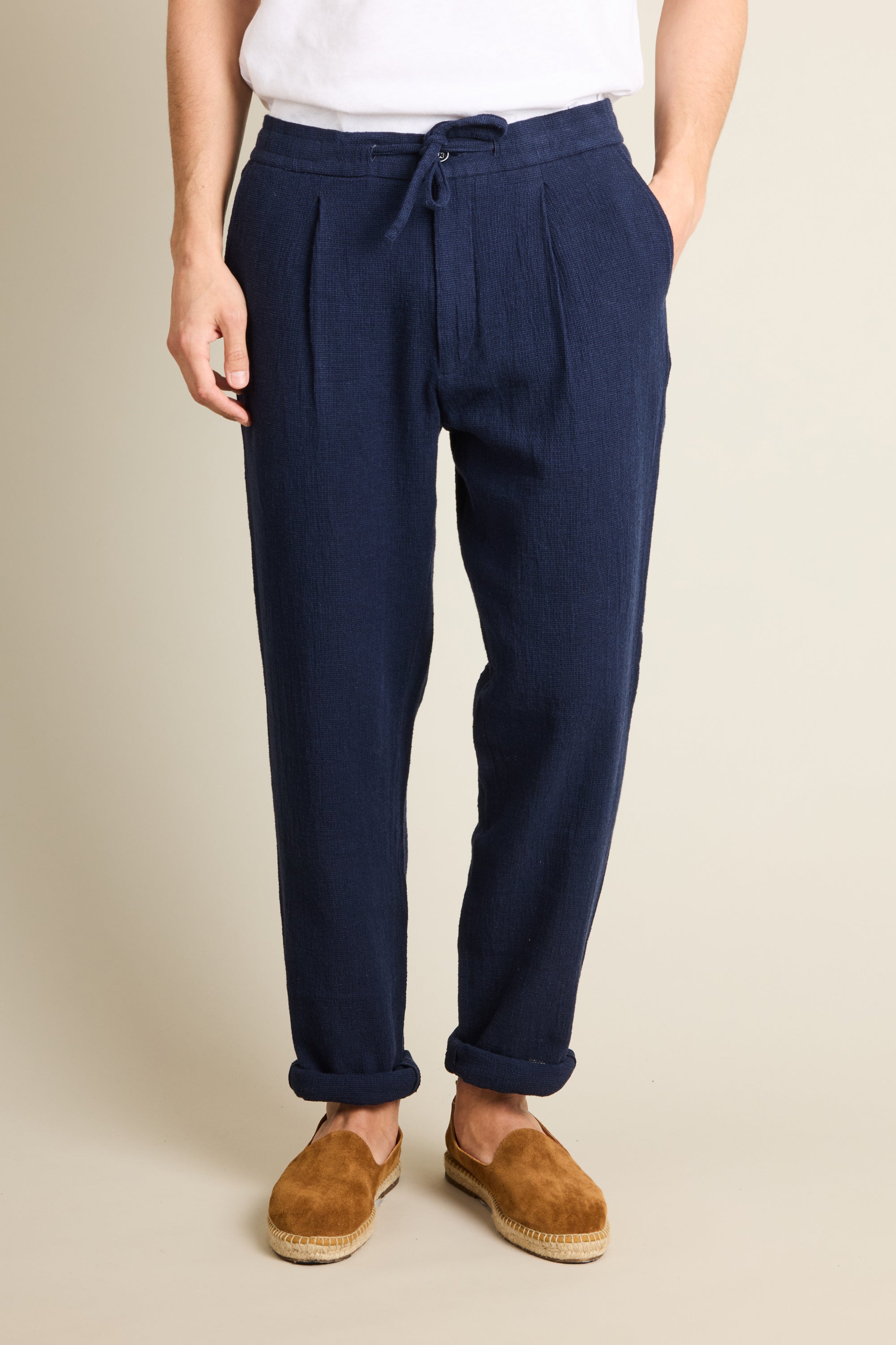 Indigo airy joggers