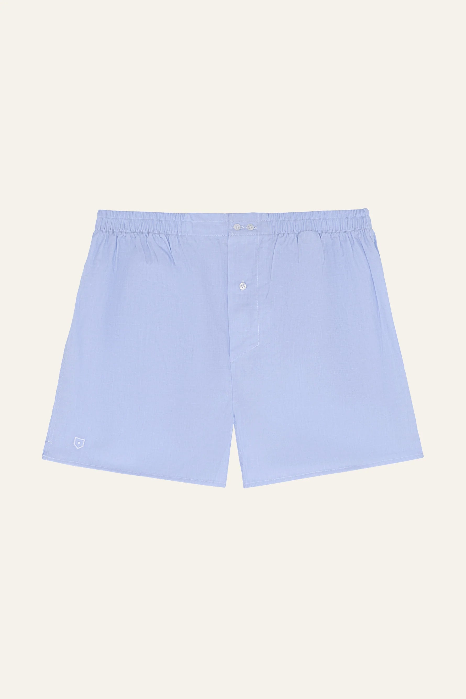 Faux plain blue boxer briefs