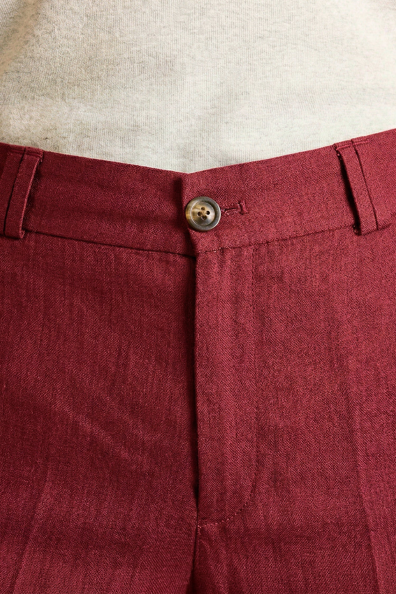 Pantalon wideleg léger rose