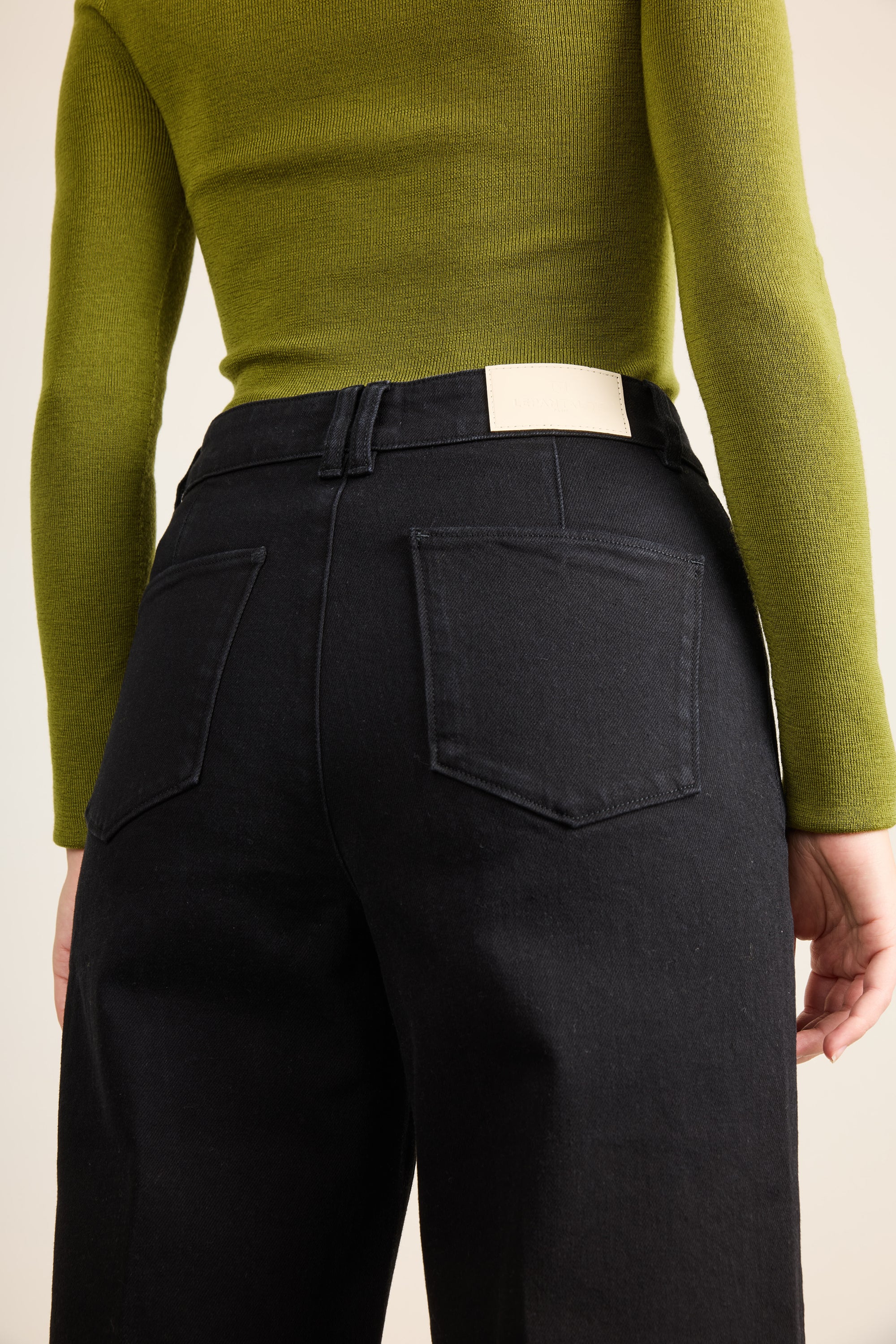Jean wideleg noir