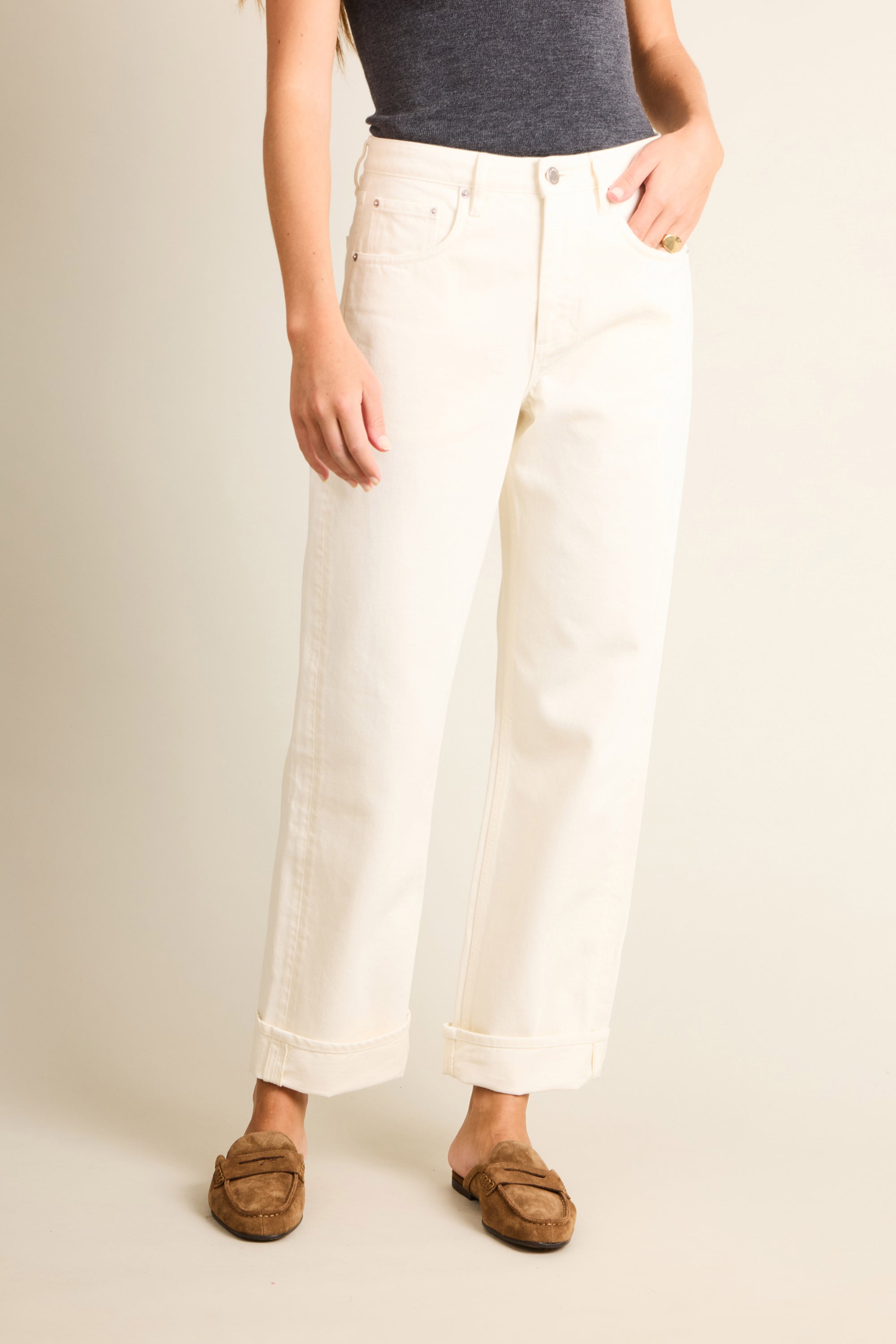 Off-white boyfriend Jeans