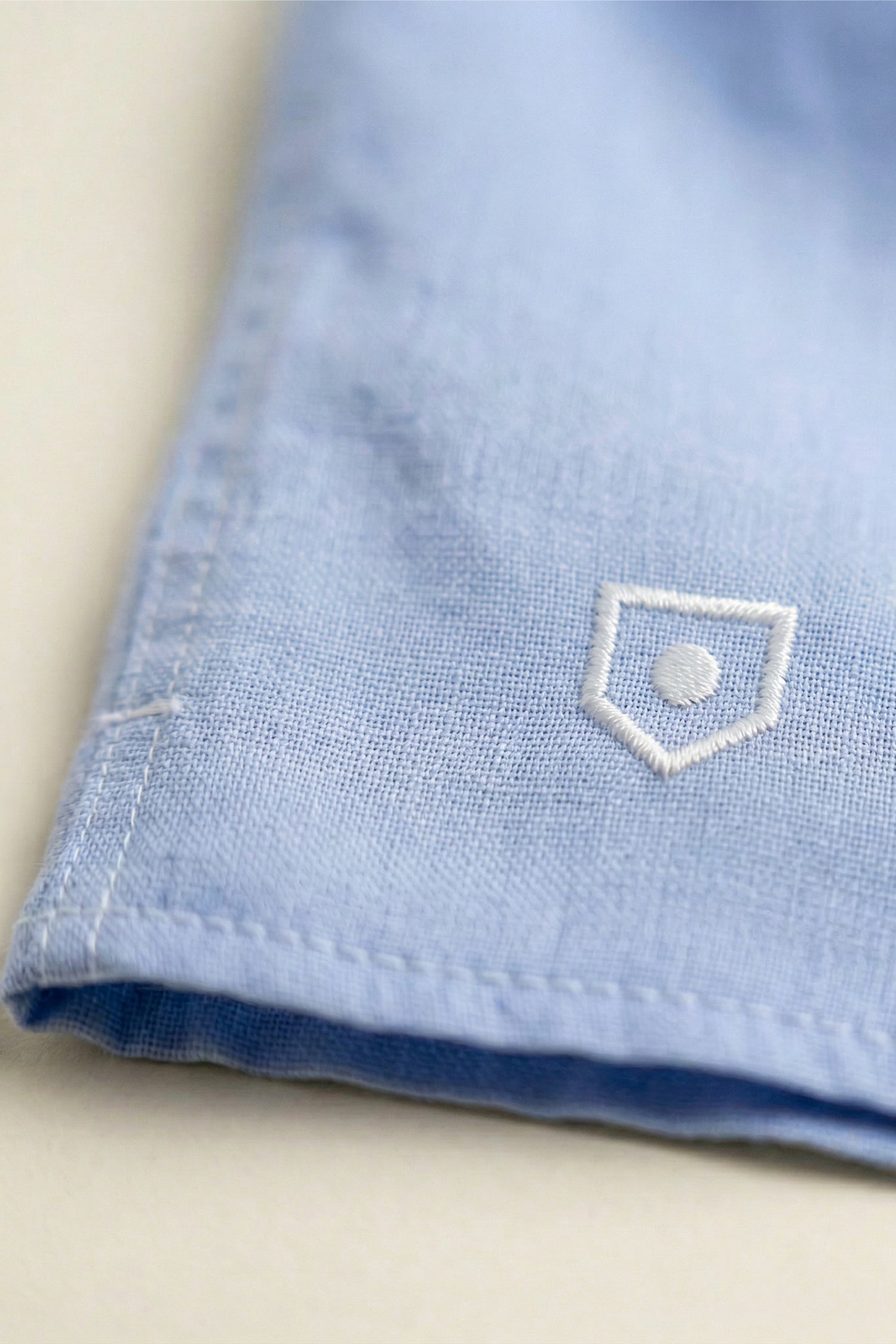 Faux plain blue boxer briefs