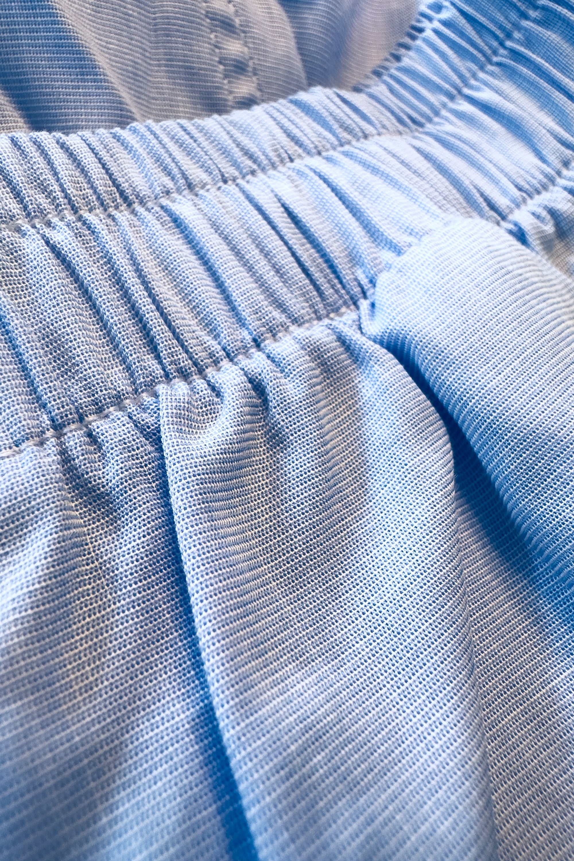 Faux plain blue boxer briefs