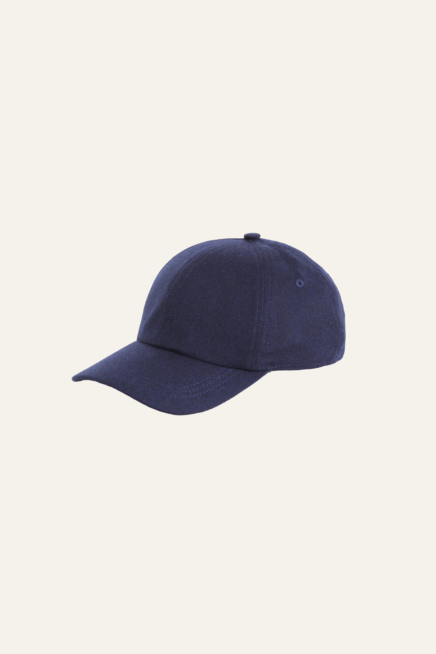 Casquette en flanelle bleu