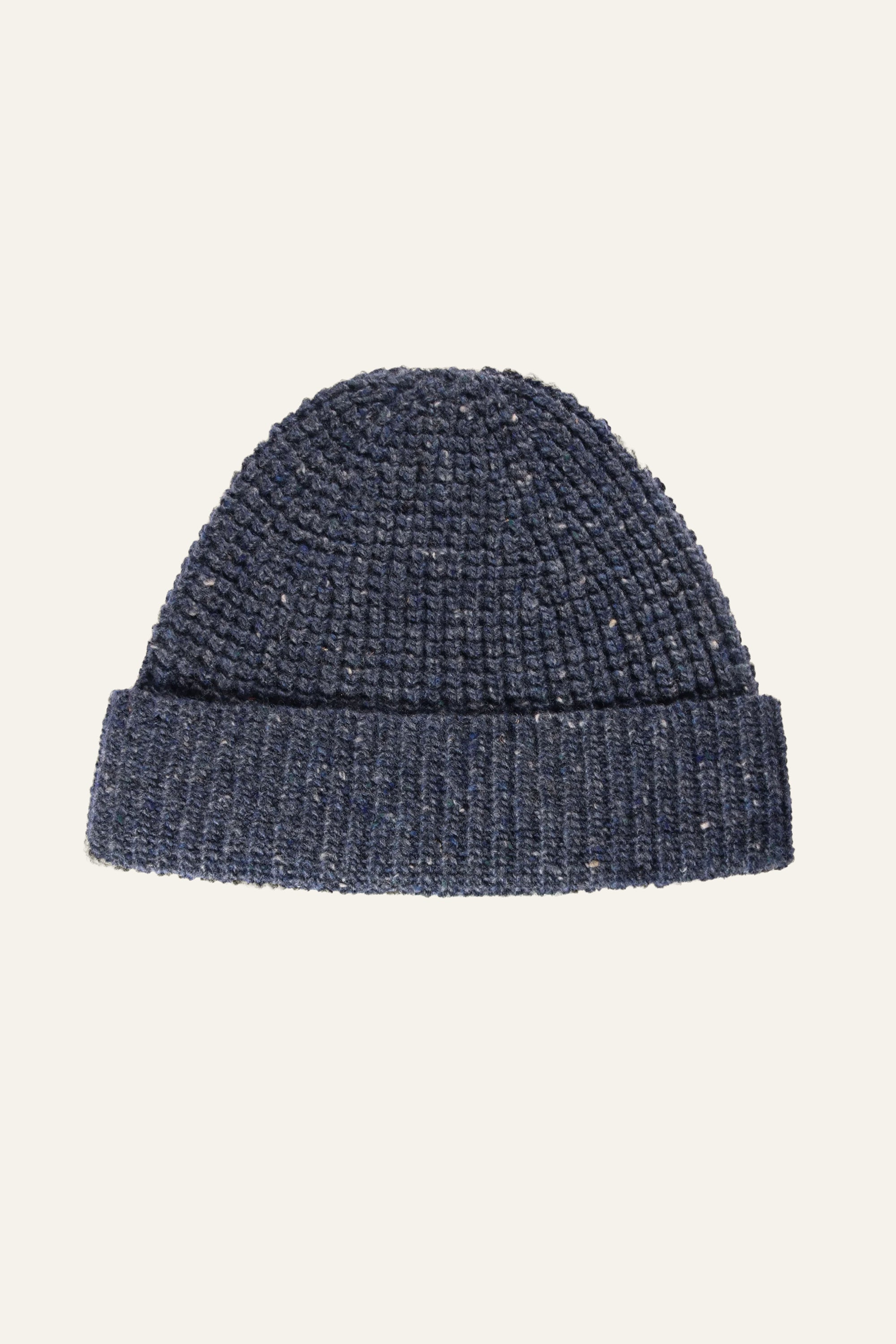Blue woolly hat
