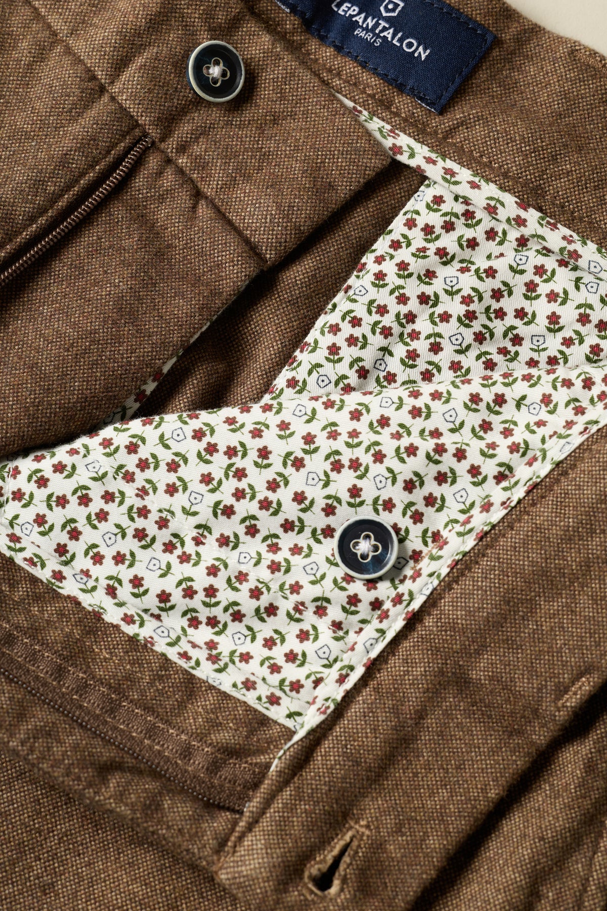 Chino chaud easy marron