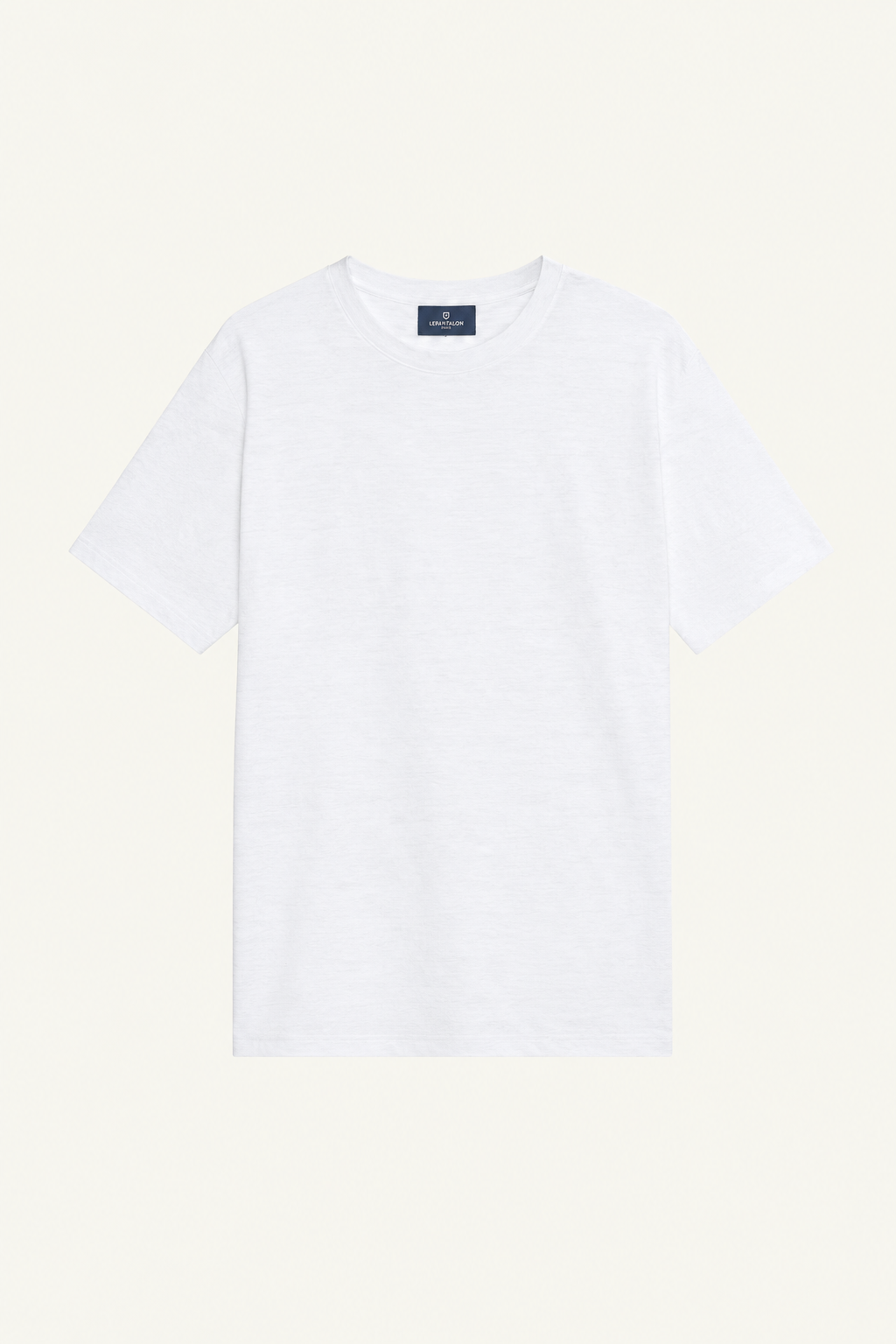 White textured t-shirt