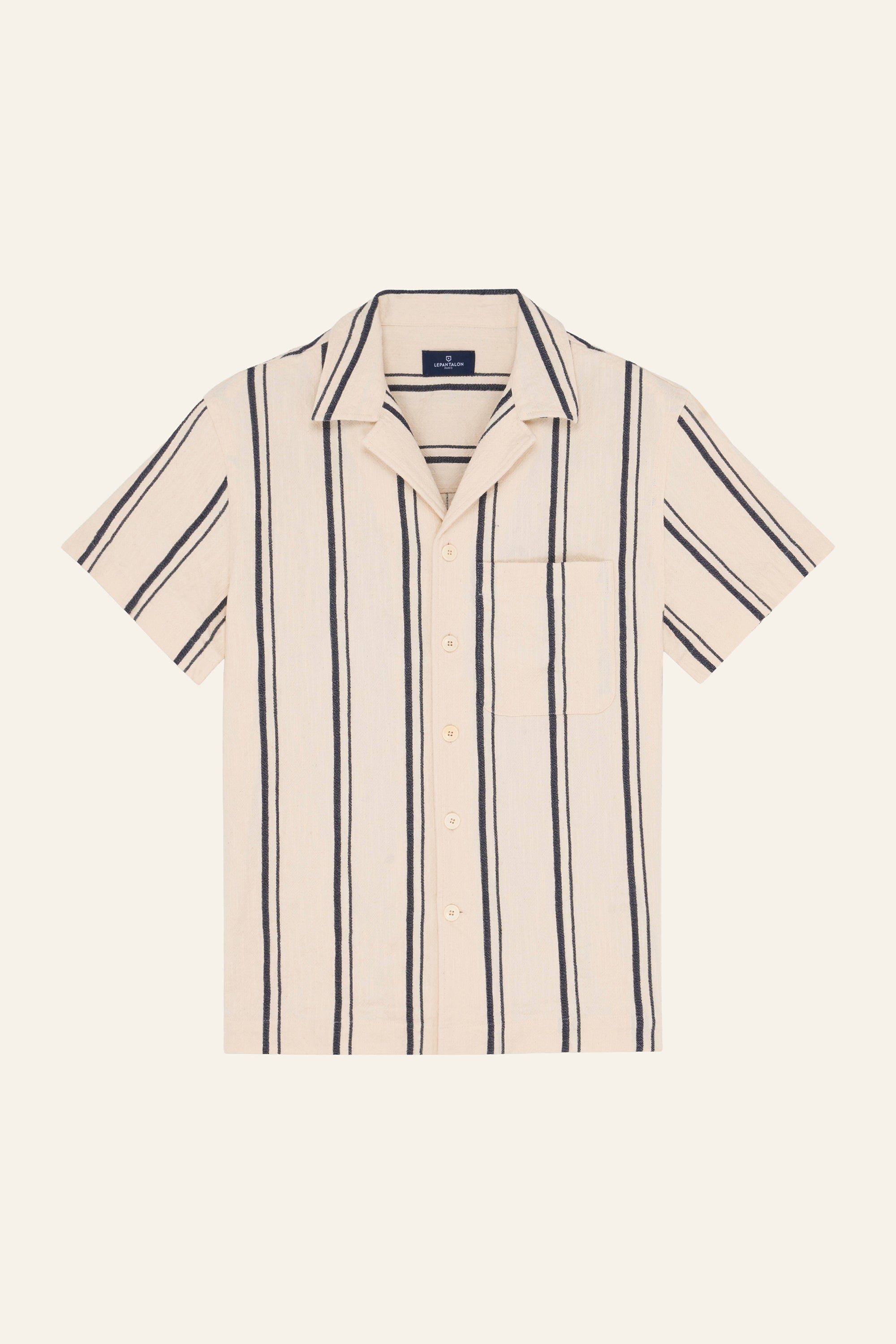 Ecru striped shirt