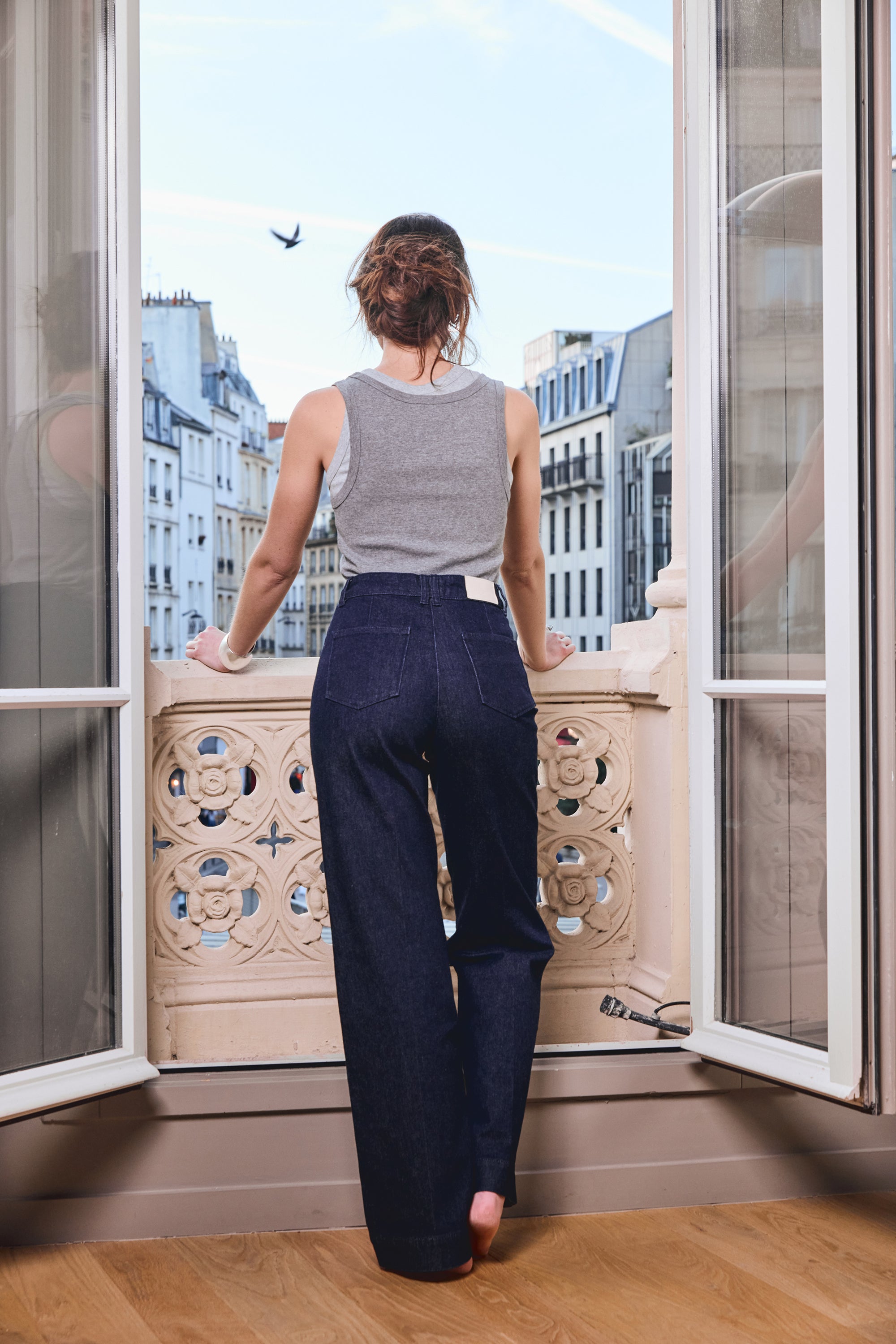 Jean wideleg brut