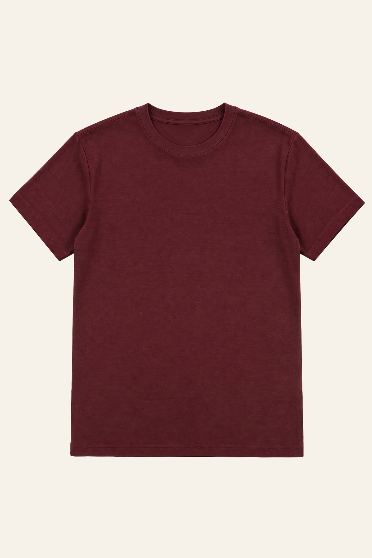 Wine Merino T-shirt